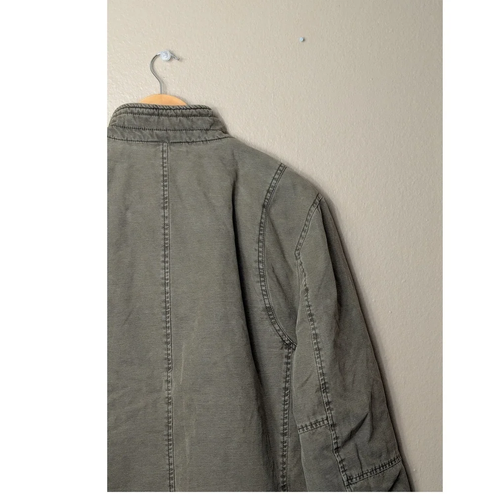Levis Field Jacket Mens XL Brown Gorpcore Rugged Canvas Quilted Utility Coat